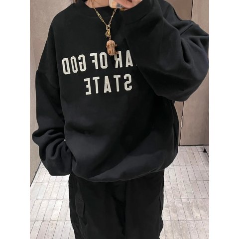 全尺码有货！90s Fleece 圆领卫衣 黑色