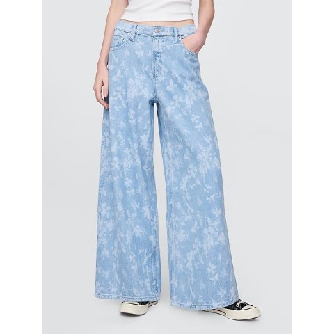 超软休闲牛仔裤 中腰