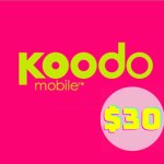 Koodo 60GB 加/美/墨漫游一口价