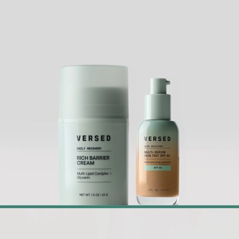 versed skin 修复霜+有色面霜SPF40