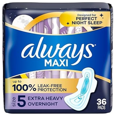 女士夜用卫生巾 加强吸收 36片