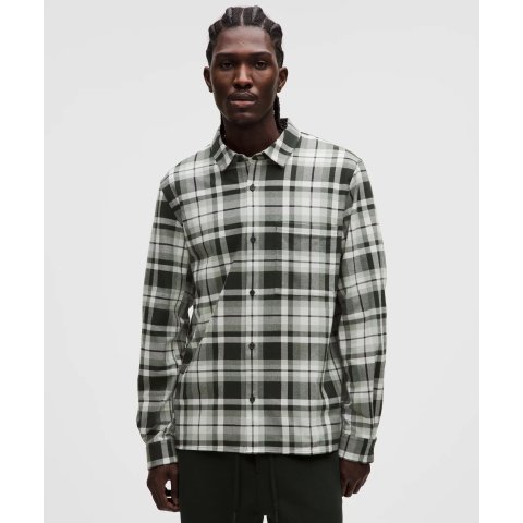 Brushed Woven 长袖衬衫