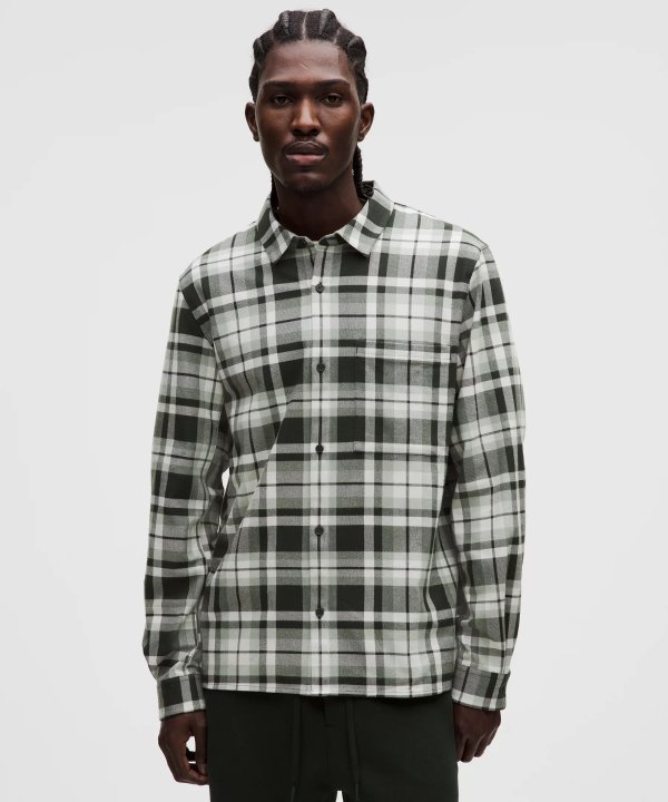 Brushed Woven 长袖衬衫