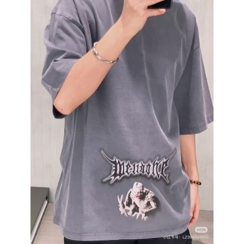 Vintage Monster T恤 藏青色