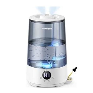 Homvana 3.6L大容量静音加湿器 香薰夜灯三合一 顶注水超方便