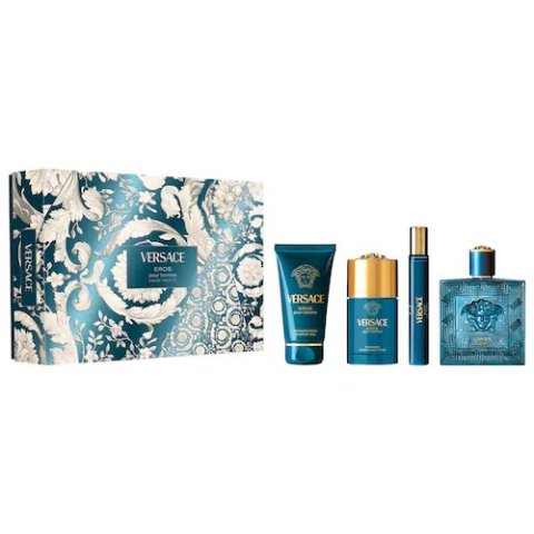 Eros 男士香水4件套 Eros香水100ml+旅行装香水+沐浴露+除臭剂