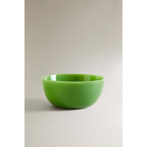 新中式翠绿玻璃碗