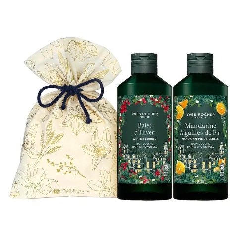 圣诞沐浴露2瓶装 冬日浆果400ml+柑橘松针400ml
