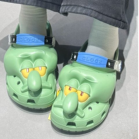 Crocs Squidward 卡通拖鞋