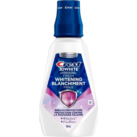 Crest 3D White 冰川薄荷漱口水 946毫升