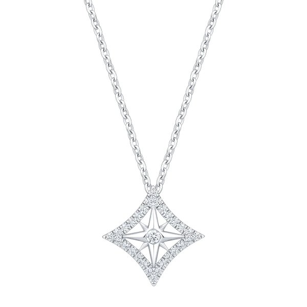 Round Brilliant 星形吊坠 0.20克拉