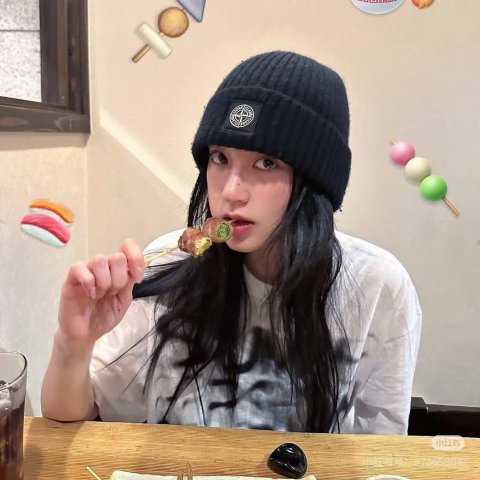 Black N100002 罗纹针织帽