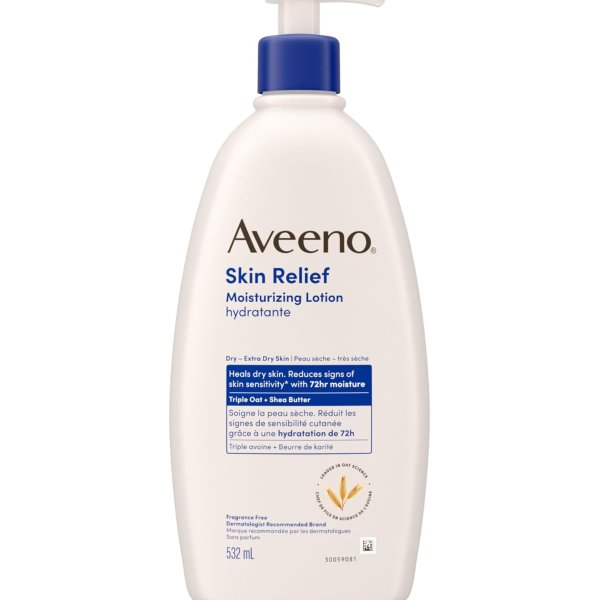 Aveeno 乳木果、燕麦舒缓保湿乳液532ml 
