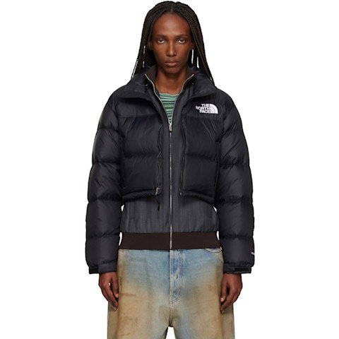 Nuptse短款羽绒服 黑色