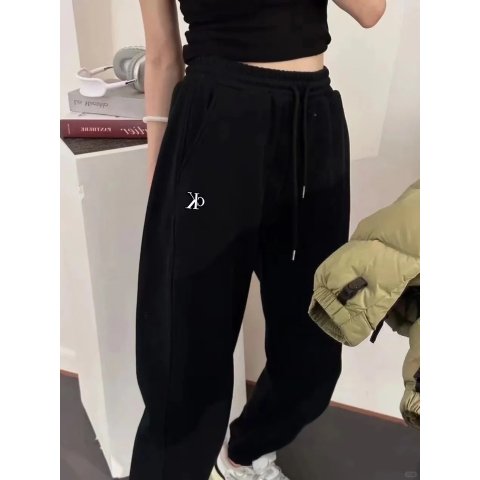 循环logo 束脚卫裤