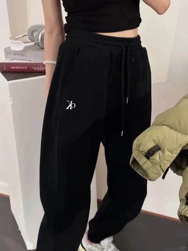 循环logo 束脚卫裤