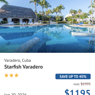 温哥华直飞古巴7天全包只要$1195‼️...