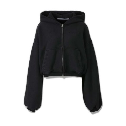 Zip-Up 连帽卫衣 灰色