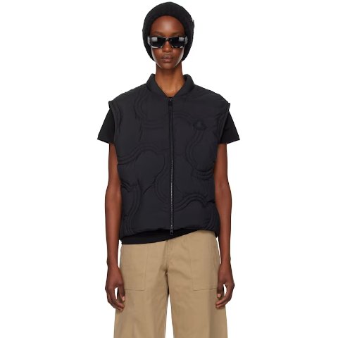 Druzy 黑色羽绒马甲