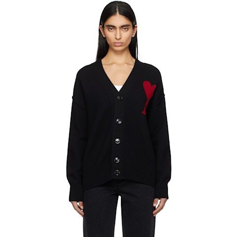 Ami de Coeur 羊毛开衫 灰色