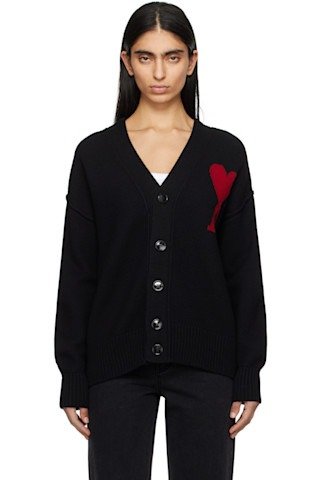 Ami de Coeur 羊毛开衫 灰色