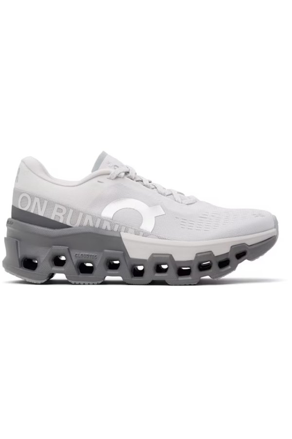 On Cloudmonster 2 灰色运动鞋