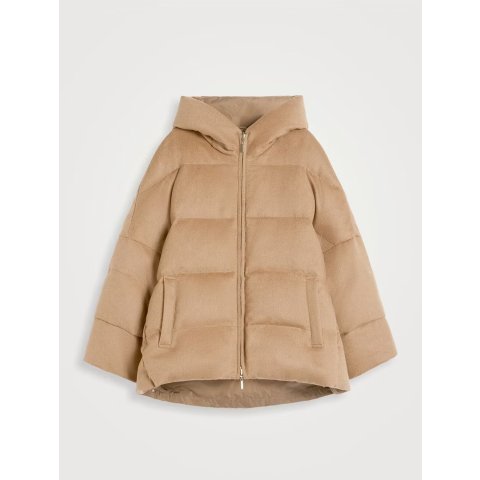 Reversible 驼色羽绒夹克 防泼水