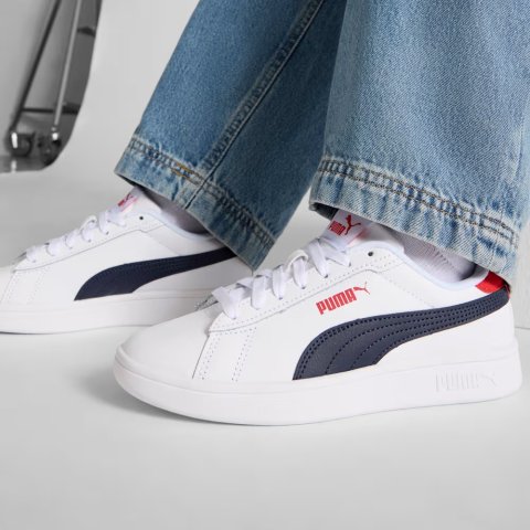 PUMA Smash 3.0 大童小白鞋