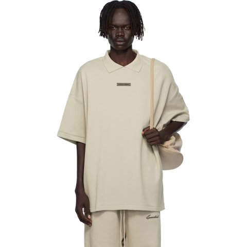 Taupe 90s经典风格短袖Polo衫