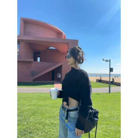 Distressed 针织毛衣