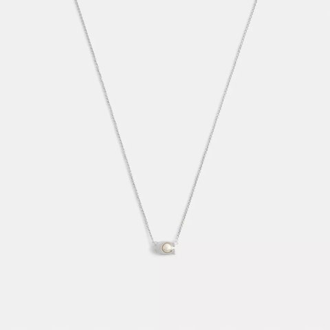 Signature 珍珠吊坠项链