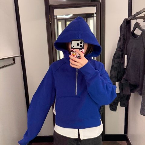 Lululemon Scuba 半拉链连帽衫 宽松版