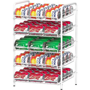 5层白色厨房储物架