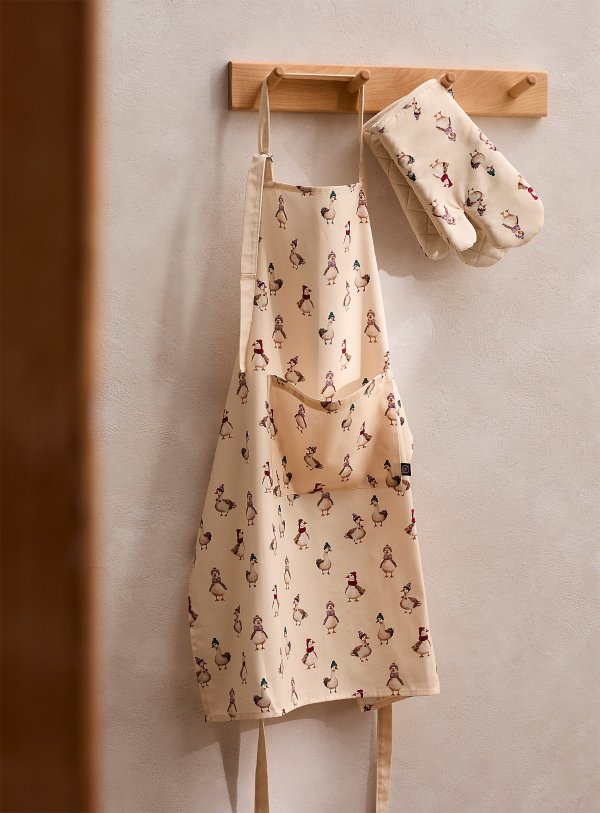 大鹅围裙+防烫手套