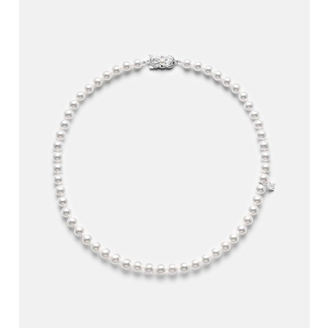 18K白金珍珠项链