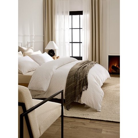 白色法兰绒床品3件套