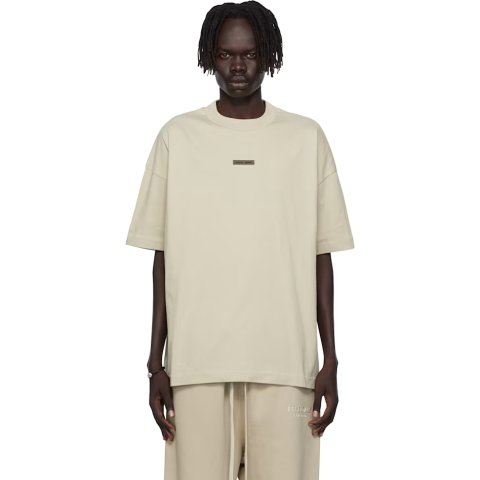 Classic 桑蚕丝T恤 褐色