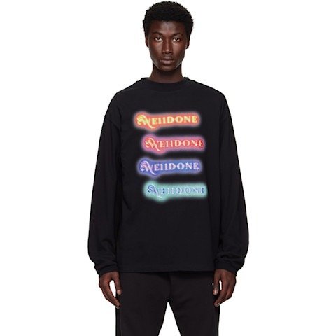 Black Neon Logo 短袖T恤