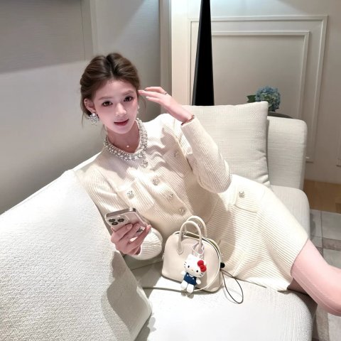 Textured 针织开衫