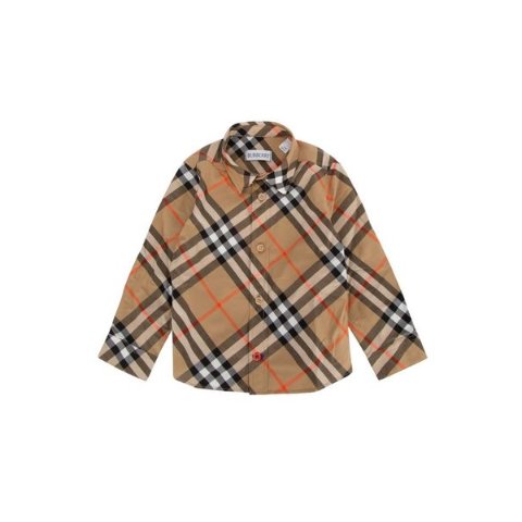 Checked 长袖衬衫 男款