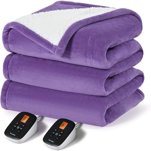 Sunable 紫色电热毯 84×90英寸