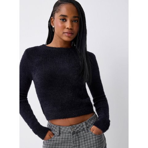 Chenille 短款毛衣