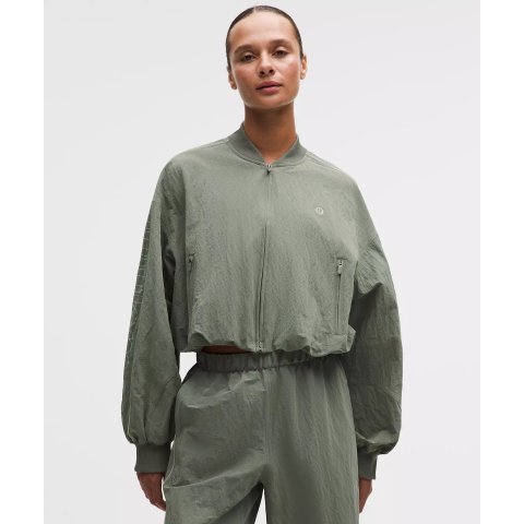 Wordmark 尼龙夹克 Crinkle 款