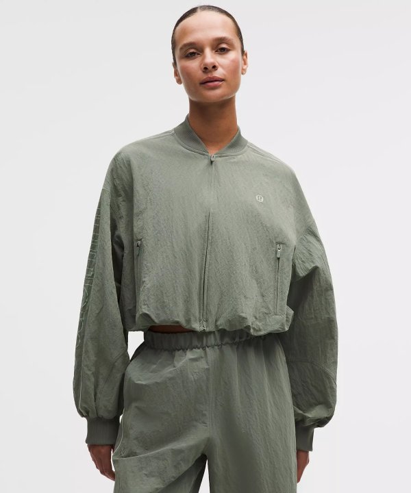 Wordmark 尼龙夹克 Crinkle 款