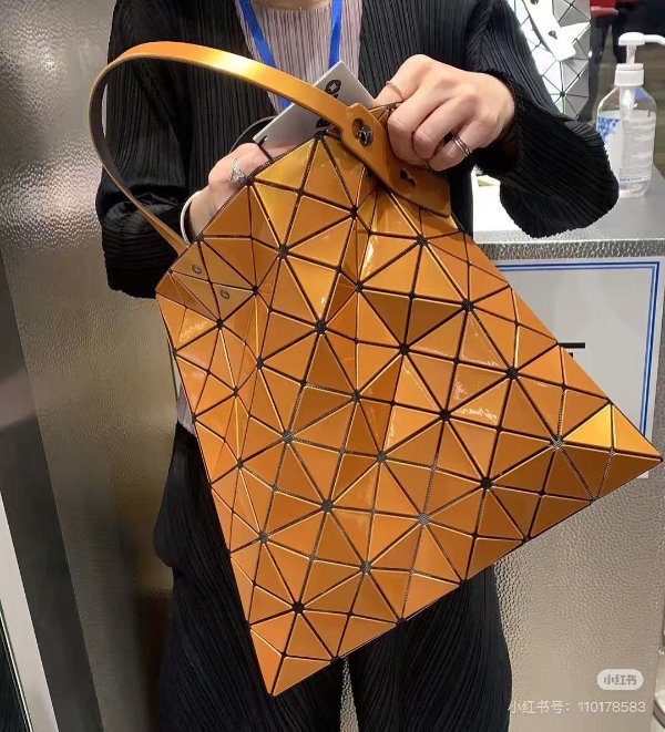 Orange Lucent 单色托特包