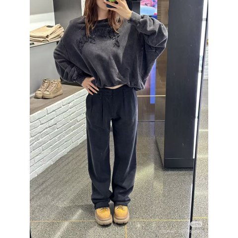 Black New York 气球卫衣