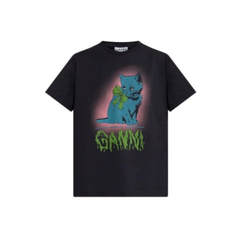 GanniKitty 印花圆领T恤