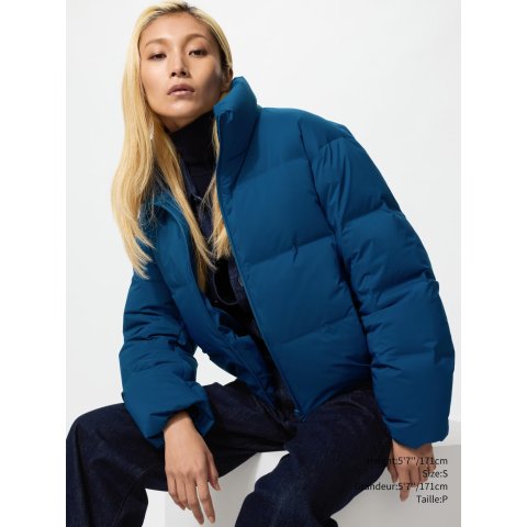 无缝短款羽绒夹克 女款