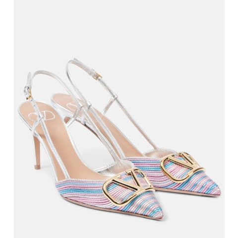 VLogo Signature 80皮革女鞋