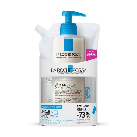 Lipikar Syndet AP+ 补充装套装